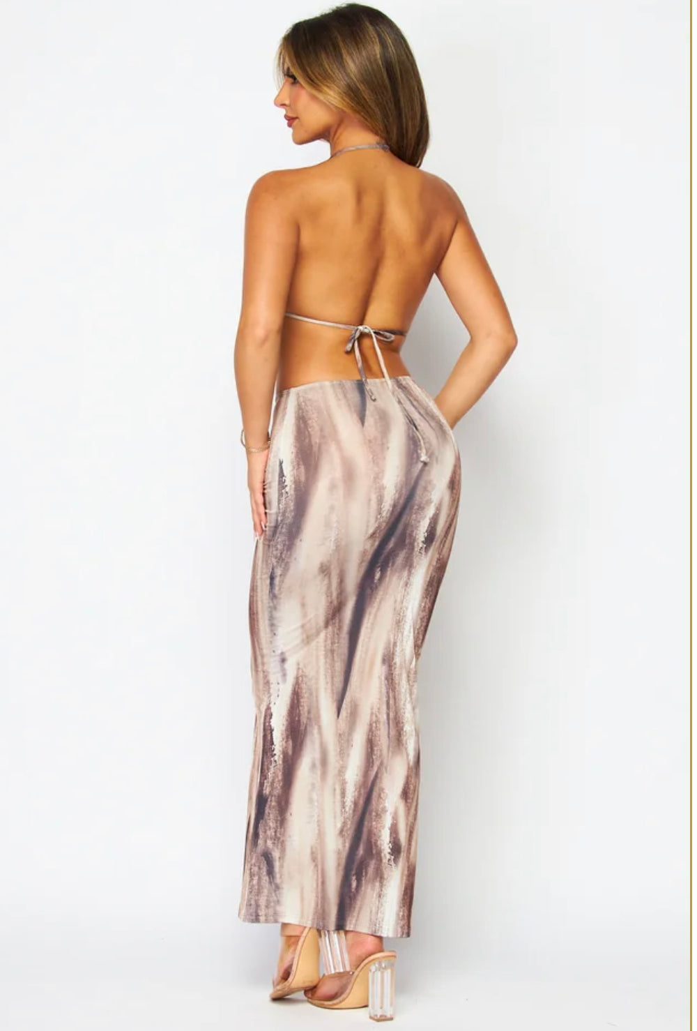 Diva Multi Colored Maxi Skirt