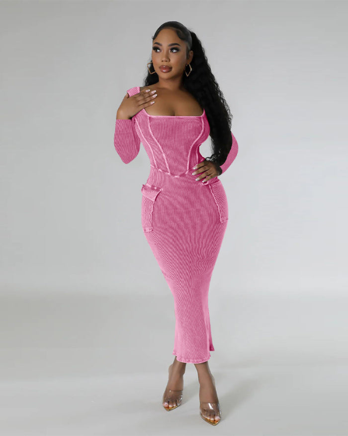 The Diva Knitted Maxi Dress