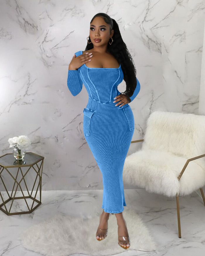 The Diva Knitted Maxi Dress