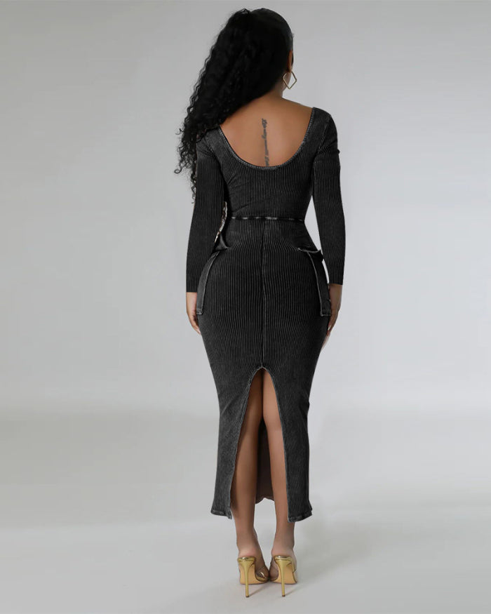 The Diva Knitted Maxi Dress